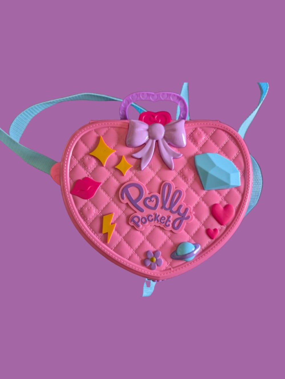 Polly Pocket Tiny is Mighty Theme Park Backpack Playset (with 2 Micro Dolls)